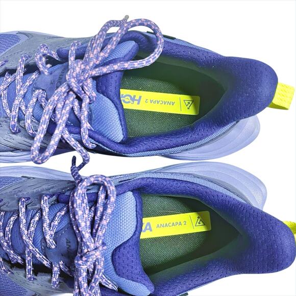 HOKA Anacapa 2 Low GTX Athletic Shoes (Worn Once) Purple Meteor/Cosmic Sky 8.5B - Picture 6 of 8